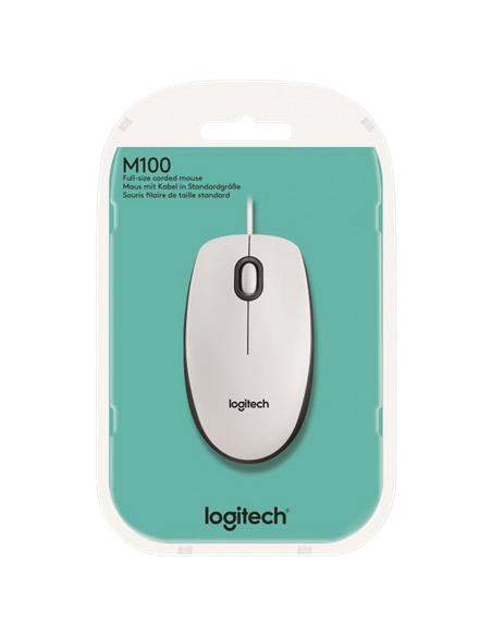 Мышь Logitech M100, Белый