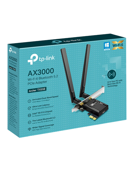Сетевой адаптер PCIe TP-LINK Archer TX55E, PCI-E