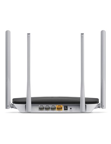 Router fără fir MERCUSYS AC12, Negru