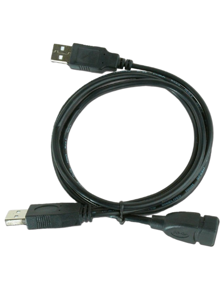 Коммуникационный кабель Cablexpert CCP-USB22-AMAF-3, 2AM/AF/USB Type-A (F), 0,9м, Чёрный