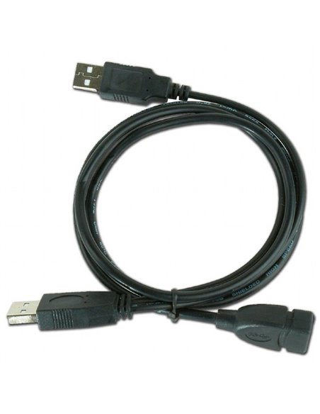 Коммуникационный кабель Cablexpert CCP-USB22-AMAF-3, 2AM/AF/USB Type-A (F), 0,9м, Чёрный
