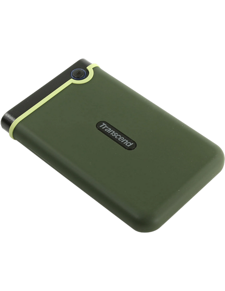 Внешний портативный жесткий диск Transcend StoreJet 25M3G, 1 ТБ, Military Green (TS1TSJ25M3G)