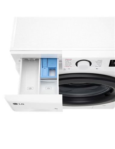 Mașină de spălat LG F2WR508SBW, 8kg, Alb