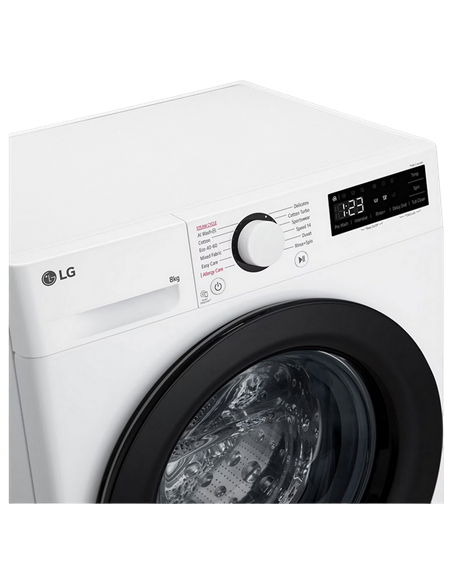 Mașină de spălat LG F2WR508SBW, 8kg, Alb