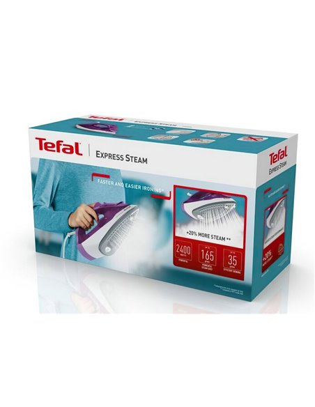 Fier de călcat Tefal FV2836E0, 2400W, Violet