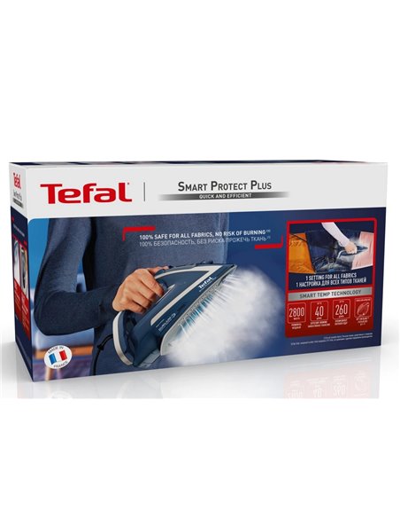 Утюг Tefal FV6872E0, 2800Вт, Синий Утюг Tefal FV6872E0, 2800Вт, Синий