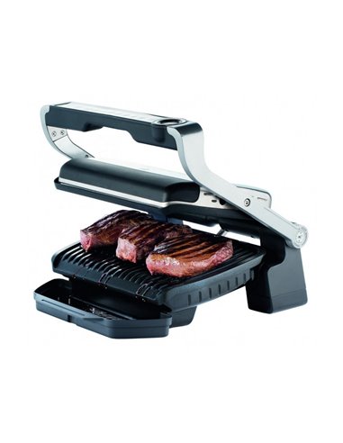 Grătar electric Tefal OptiGrill Elite, 2000W, Argintiu