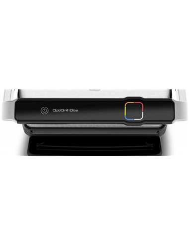 Grătar electric Tefal OptiGrill Elite, 2000W, Argintiu