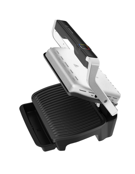 Grătar electric Tefal OptiGrill Elite, 2000W, Argintiu Grătar electric Tefal OptiGrill Elite, 2000W, Argintiu
