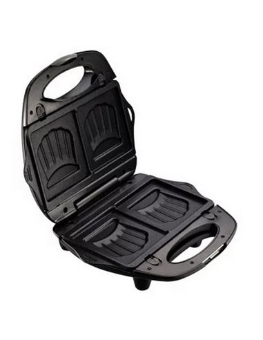 Aparat pentru sandwich multifunctional Tefal BreakTime SW614831, Negru | Argintiu