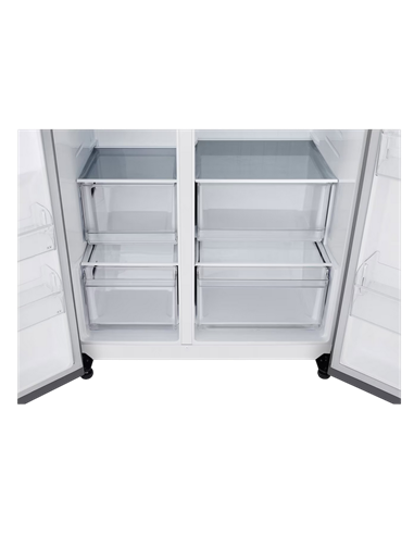Frigider LG GSBC40PYPE, Argintiu