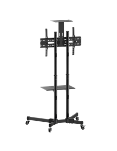 Мобильная стойка для телевизора Reflecta TV Stand 70VCE-Shelf, Чёрный