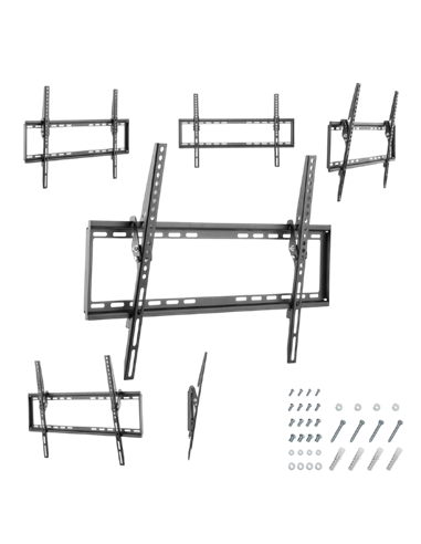 Наклонное настенное крепление Gembird WM-70T-03, Чёрный