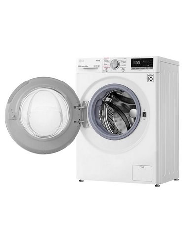 Mașină de spălat LG F2WV5S8S0E, 8,5kg, Alb