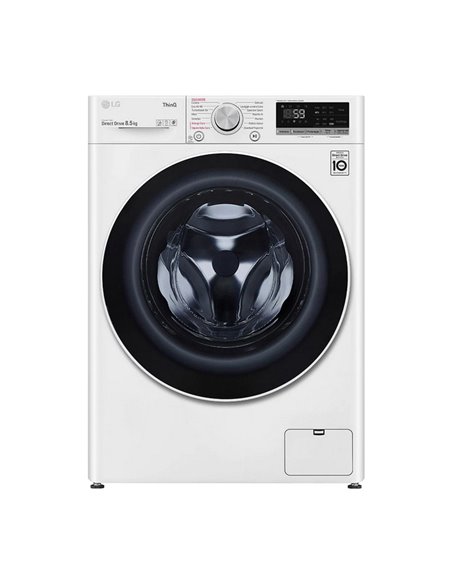 Mașină de spălat LG F2WV5S8S0E, 8,5kg, Alb