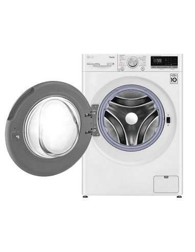 Mașină de spălat LG F2WV5S8S0E, 8,5kg, Alb