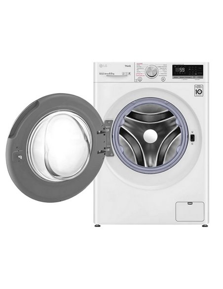 Стиральная машина LG F2WV5S8S0E, 8,5кг, Белый
