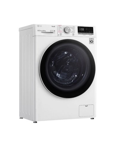Mașină de spălat LG F2WV5S8S0E, 8,5kg, Alb