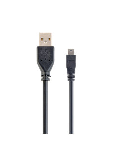 Cable de date Cablexpert CCP-USB2-AM5P-6, USB Type-A (F)/Mini-USB, 1,8m, Negru
