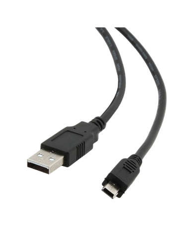 Кабель для передачи данных Cablexpert CCP-USB2-AM5P-6, USB Type-A (F)/Mini-USB, 1,8м, Чёрный