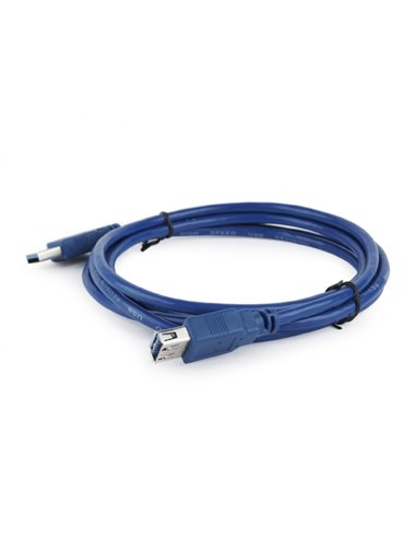 Удлинитель Cablexpert CCP-USB3-AMAF-6, USB Type-A (F)/USB Type-A (M), 1,8м, Синий