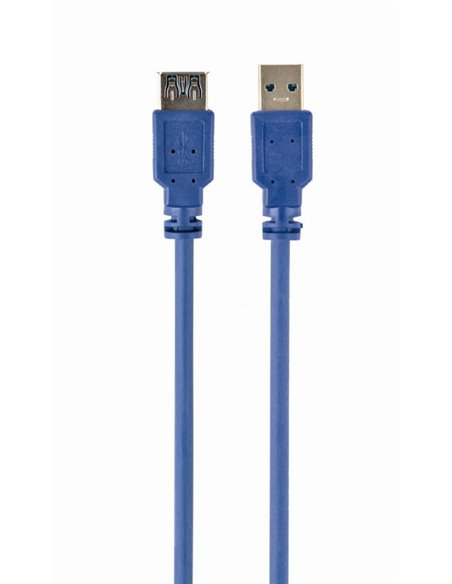 Удлинитель Cablexpert CCP-USB3-AMAF-6, USB Type-A (F)/USB Type-A (M), 1,8м, Синий