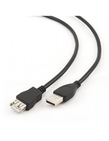 Cablu prelungitor Cablexpert CCP-USB2-AMAF-10, USB Type-A (M)/USB Type-A (F), 3m, Negru