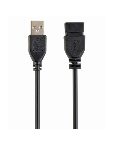 Cablu prelungitor Cablexpert CCP-USB2-AMAF-10, USB Type-A (M)/USB Type-A (F), 3m, Negru