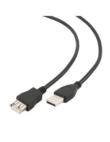 Cablu prelungitor Cablexpert CCP-USB2-AMAF-10, USB Type-A (M)/USB Type-A (F), 3m, Negru