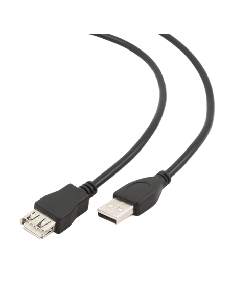 Cablu prelungitor Cablexpert CCP-USB2-AMAF-10, USB Type-A (M)/USB Type-A (F), 3m, Negru