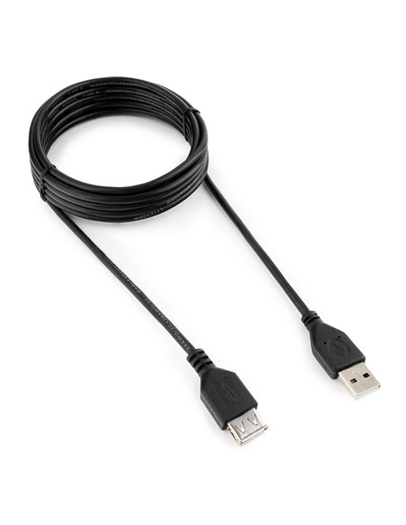 Cablu prelungitor Cablexpert CCP-USB2-AMAF-10, USB Type-A (M)/USB Type-A (F), 3m, Negru