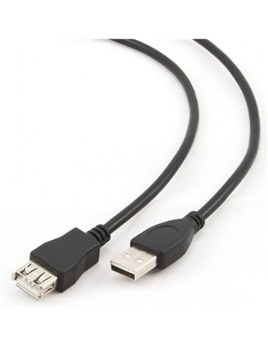 Cablu prelungitor Cablexpert CCP-USB2-AMAF-10, USB Type-A (M)/USB Type-A (F), 3m, Negru