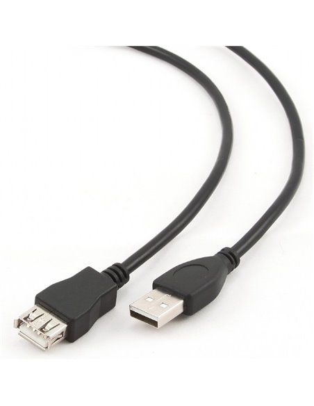 Cablu prelungitor Cablexpert CCP-USB2-AMAF-10, USB Type-A (M)/USB Type-A (F), 3m, Negru