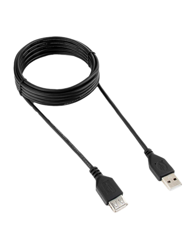 Cablu prelungitor Cablexpert CCP-USB2-AMAF-10, USB Type-A (M)/USB Type-A (F), 3m, Negru