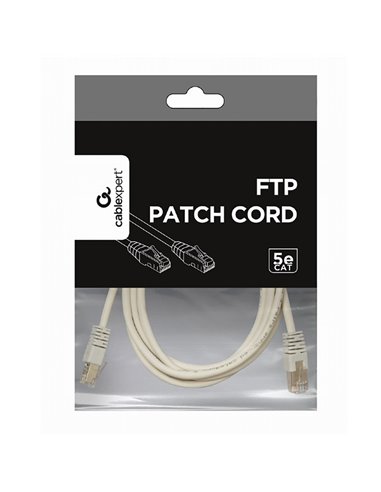 Patch cord Cablexpert PP22-2M, Cat5e FTP, 2m, Gri
