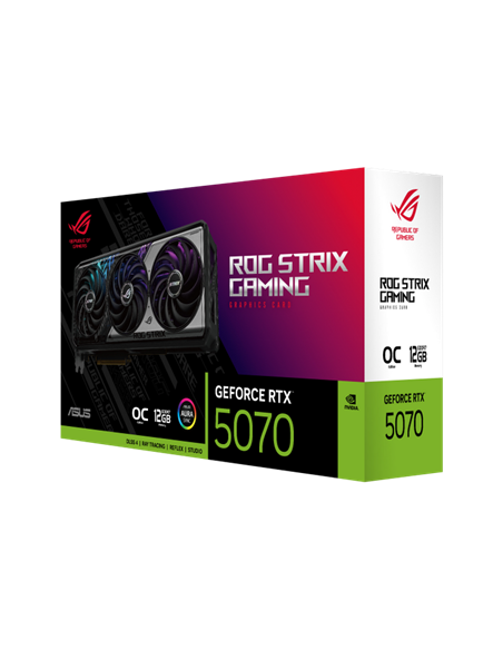 Placă Video ASUS ROG-STRIX-RTX5070-O12G-GAMING, 12GB GDDR7 192bit
