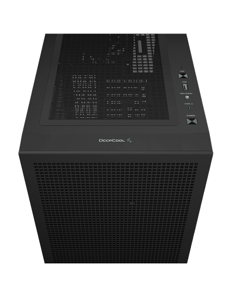 Компьютерный корпус Deepcool CH560 Digital, Midi-Tower, Без блока питания, Чёрный