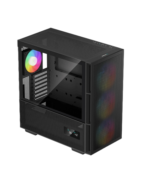 Компьютерный корпус Deepcool CH560 Digital, Midi-Tower, Без блока питания, Чёрный