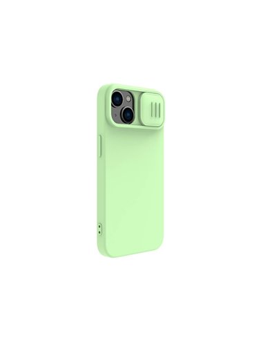 Чехол Nillkin iPhone 14, CamShield Silky Silicone, Зелёный