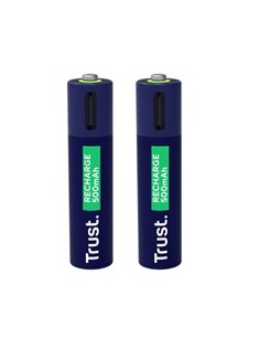 Trust Baterie reincarcabila USB-C AAA/ 500 mAh/ up to 800 charge cycles/ 2 Pack