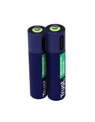 Trust Baterie reincarcabila USB-C AAA/ 500 mAh/ up to 800 charge cycles/ 2 Pack