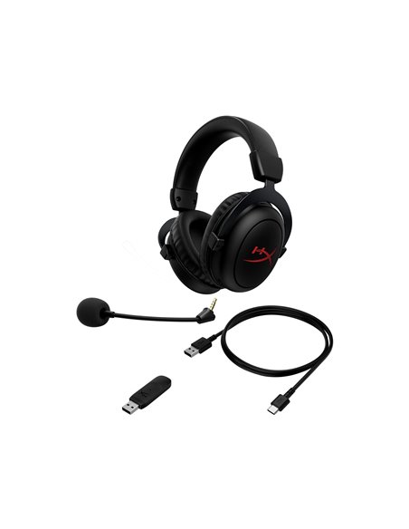 Casti Wireless Gaming HyperX Cloud II Core Wireless, Black, [6Y2G8AA]