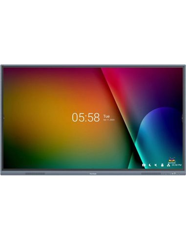 ViewSonic IFP7533, EDUCATION - Classroom Essentials, 75”(3840x2160), Android 11, 20 Multi Touch, 9H, 350nits, 4000:1, 4GB RAM...