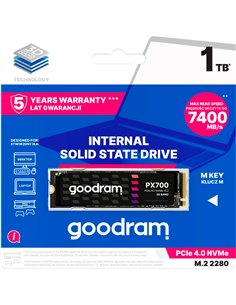 M.2 NVMe SSD GOODRAM PX700 / 1.0TB / 3D NAND TLC 2