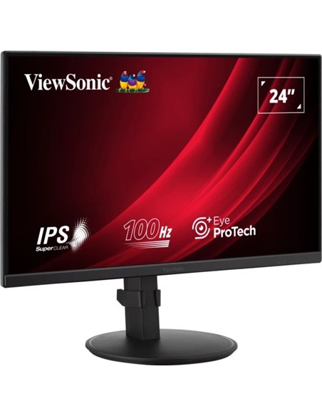 23.8” Monitor VIEWSONIC VA2408-HDJ/ 1ms/ 100 Hz/ Black