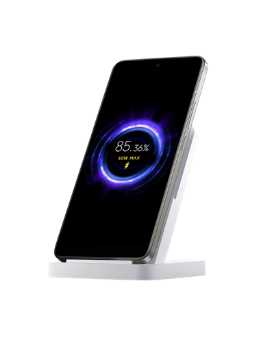 Stand pentru încărcare Xiaomi Wireless Charging Stand Pro, 50W, Alb