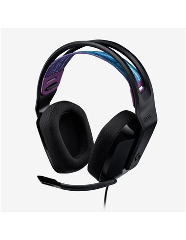 Căști gaming Logitech G335, Cu fir, Negru
