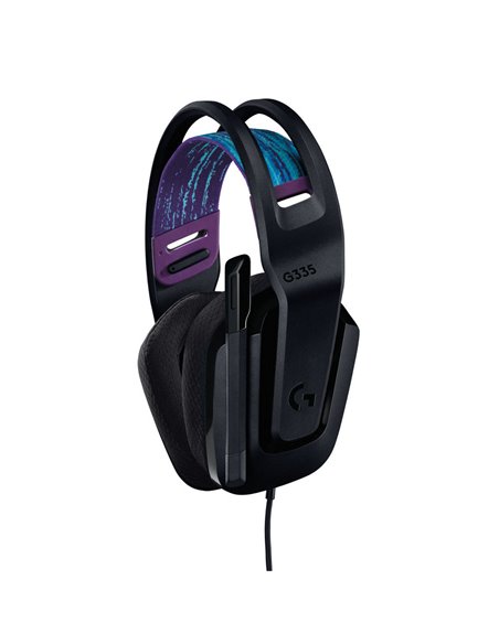 Căști gaming Logitech G335, Cu fir, Negru