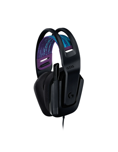 Căști gaming Logitech G335, Cu fir, Negru