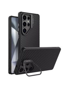 Husă Nillkin CarboProp Magnetic pentru Samsung Galaxy S25 Ultra, Negru